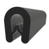RS PRO Black Nitrile Rubber (NBR) Edge Protection Strip 20 m Length 7.4 mm Width 9.7 mm Height 175-2573