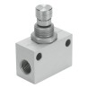 Festo GR Series Flow Controller Flow Valve, 10 Bar Maximum Operating Pressure, G 1/8 Inlet and Outlet Thread GR-1/8-B