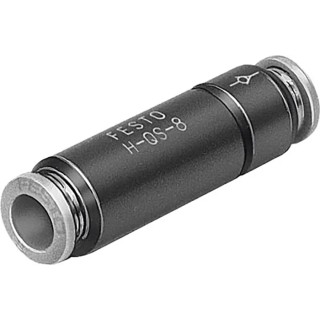Festo VODA Series Non-Return Check Valve Tube Connection, Max Pressure 2 bar, Temperature Range 0°C to 60°C H-QS-6