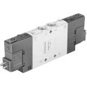 Festo Solenoid Pilot Valve Electric G CPE Series 24V DC 1/4 in Port Size 5/2 Valve Function CPE18-M1H-5J-1/4