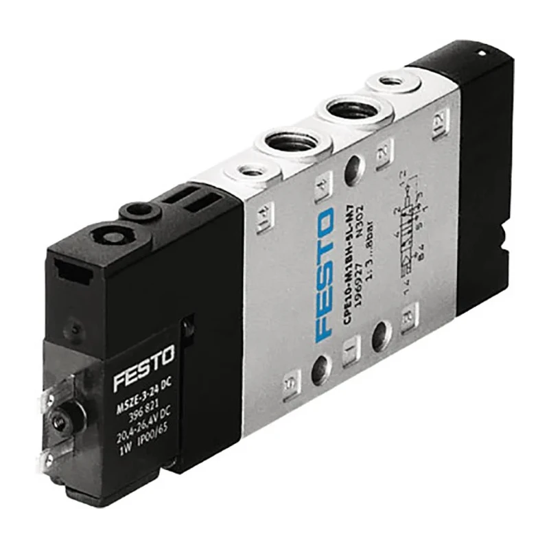 Festo Solenoid Pilot Valve Electric G CPE Series 24V DC 5/2 Valve Function 350L/min Flow Rate CPE10-M1BH-5L-M7