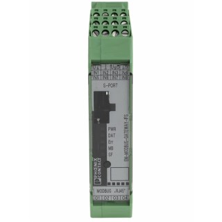 Phoenix Contact Starter EM-MODBUS-GATEWAY-IFS DIN Rail Mount Modbus TCP Gateway 24V DC 2901528