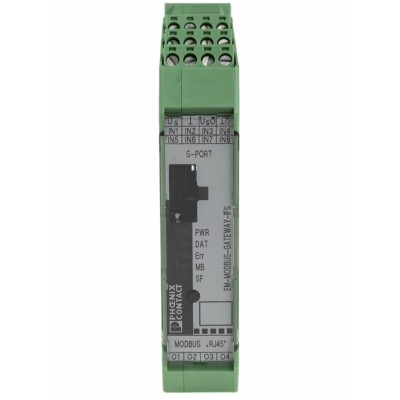 Phoenix Contact Starter EM-MODBUS-GATEWAY-IFS DIN Rail Mount Modbus TCP Gateway 24V DC 2901528