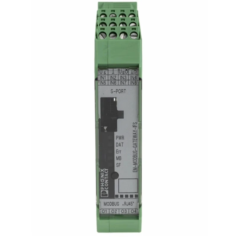 Phoenix Contact Starter EM-MODBUS-GATEWAY-IFS DIN Rail Mount Modbus TCP Gateway 24V DC 2901528
