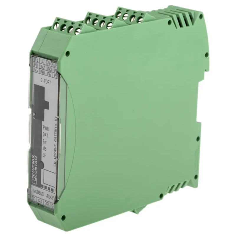 Phoenix Contact Starter EM-MODBUS-GATEWAY-IFS DIN Rail Mount Modbus TCP Gateway 24V DC 2901528
