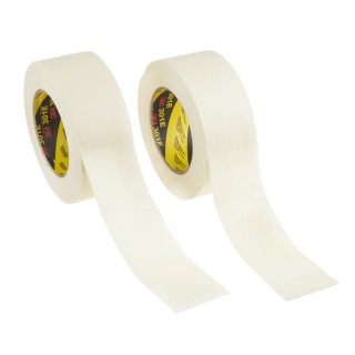 3M Beige Scotch Masking Tape Paper Backing, Rubber Adhesive, 48mm Width x 50m Length 301E 50MX50MM