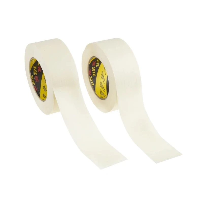 3M Beige Scotch Masking Tape Paper Backing, Rubber Adhesive, 48mm Width x 50m Length 301E 50MX50MM