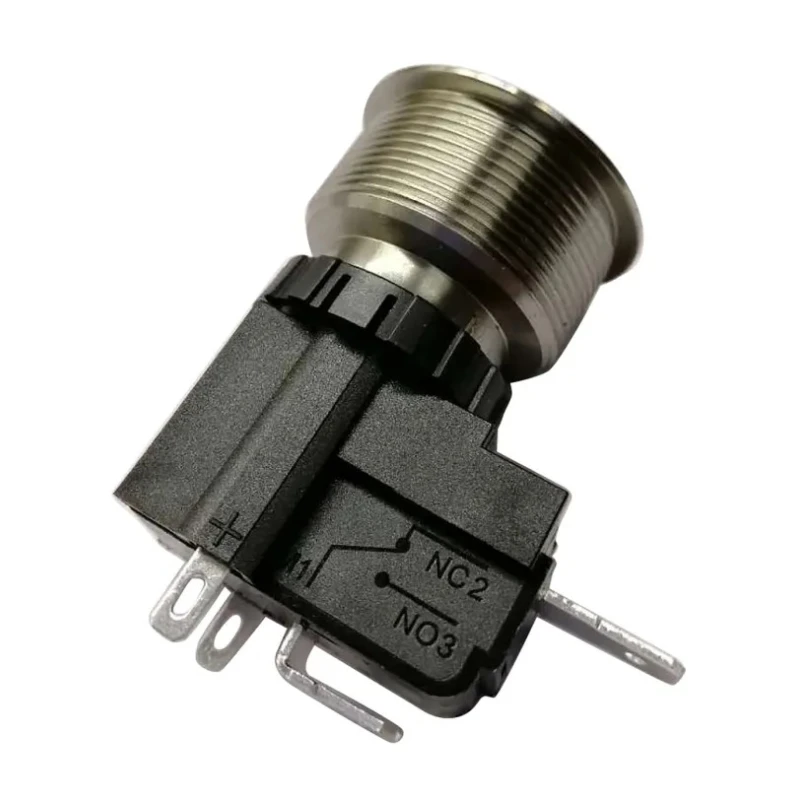 RS PRO Illuminated Push Button Switch Latching SPST Panel Mount 25.2 mm Cutout White LED IP67 250 V ac 175-8168