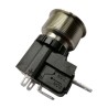 RS PRO Illuminated Push Button Switch Latching SPST Panel Mount 25.2 mm Cutout White LED IP67 250 V ac 175-8168