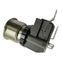 RS PRO Illuminated Push Button Switch, Latching, Panel Mount, 22.2 mm Cutout, SPST, White LED, IP67, 250 V ac 175-8198