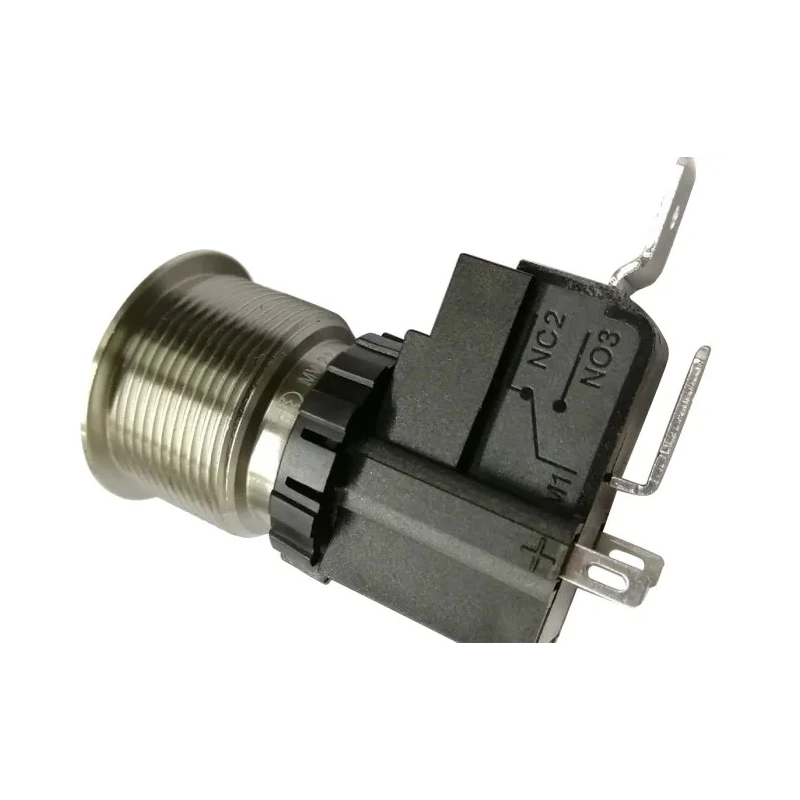 RS PRO Illuminated Push Button Switch, Latching, Panel Mount, 22.2 mm Cutout, SPST, White LED, IP67, 250 V ac 175-8198