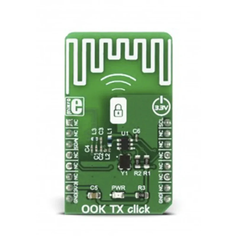 MikroElektronika Communication & Wireless Development Tool OOK TX Click MICRF114 Wireless Transmitter 433MHz Serbia MICRF114