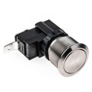 RS PRO Push Button Switch, Latching, Panel Mount, 22.2 mm Cutout, SPST, IP67, 250V AC 175-8218