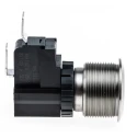 RS PRO Push Button Switch, Latching, Panel Mount, 22.2 mm Cutout, SPST, IP67, 250V AC 175-8218