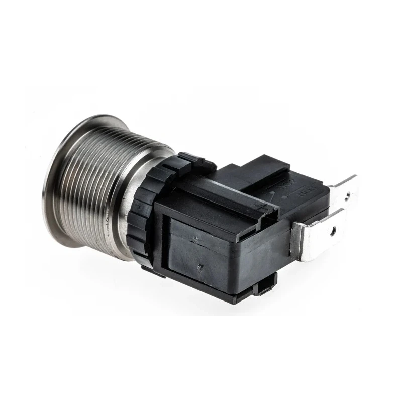 RS PRO Push Button Switch, Latching, Panel Mount, 22.2 mm Cutout, SPST, IP67, 250V AC 175-8218