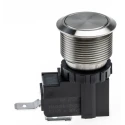 RS PRO Push Button Switch, Latching, Panel Mount, 22.2 mm Cutout, SPST, IP67, 250V AC 175-8218