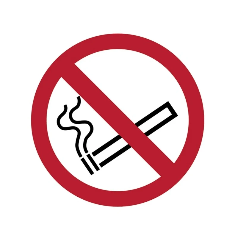 RS PRO Polyvinyl Chloride Prohibition Sign 2mm Height 5mm Width 174-5994