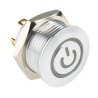 RS PRO Illuminated Momentary Push Button Switch, Panel Mount, 16 mm Cutout, SPST, Green and Red LED, IP67, 36 V dc 175-8720