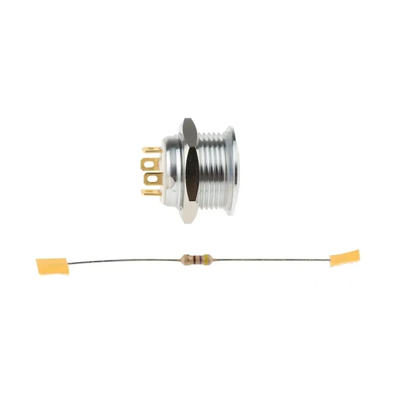 RS PRO Illuminated Momentary Push Button Switch, Panel Mount, 16 mm Cutout, SPST, Green and Red LED, IP67, 36 V dc 175-8720
