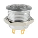 RS PRO Illuminated Momentary Push Button Switch, Panel Mount, 16 mm Cutout, SPST, Green and Red LED, IP67, 36 V dc 175-8720