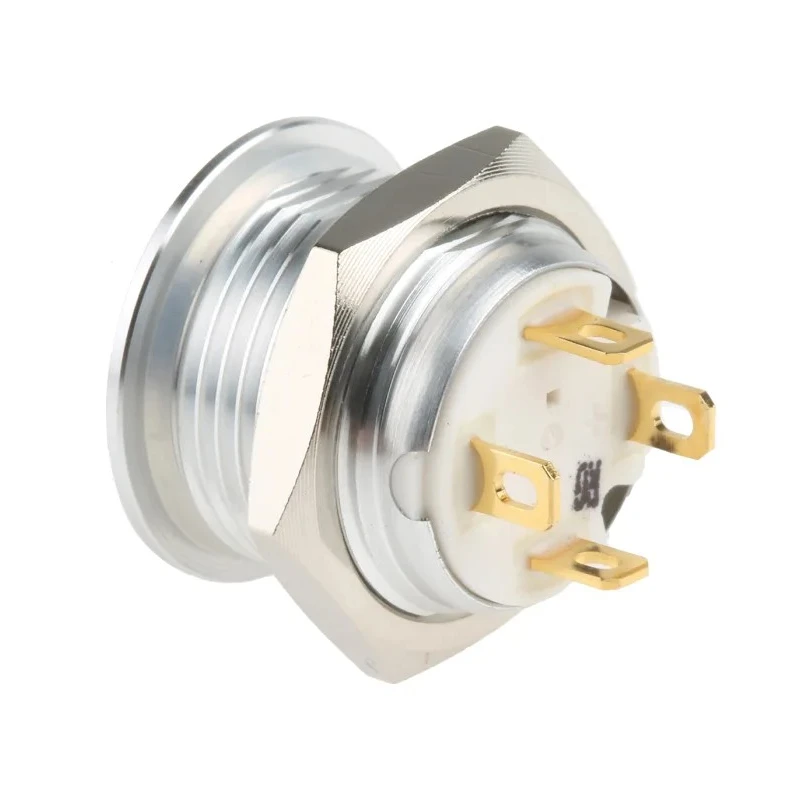 RS PRO Illuminated Momentary Push Button Switch, Panel Mount, 16 mm Cutout, SPST, Green and Red LED, IP67, 36 V dc 175-8720