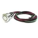 RS PRO Illuminated Push Button Switch Momentary Panel Mount 16 mm Cutout SPST Red LED IP67 36 V dc 175-8527