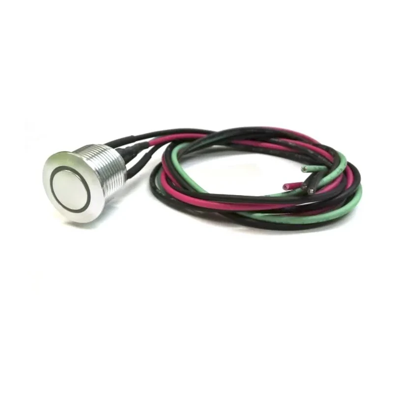 RS PRO Illuminated Push Button Switch Momentary Panel Mount 16 mm Cutout SPST Red LED IP67 36 V dc 175-8527