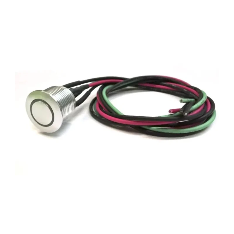 RS PRO Illuminated Push Button Switch Momentary Panel Mount 16 mm Cutout SPST Red LED IP67 36 V dc 175-8527