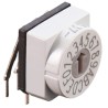 Hartmann Rotary Flush Rotary Coded DIP Switch Through Hole PT65101L254