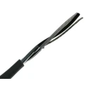 Belden Screened Audio Cable 76 m, Tin Copper Wire Conductors, 28AWG, Polyethylene Jacket, Silver 8762 060250