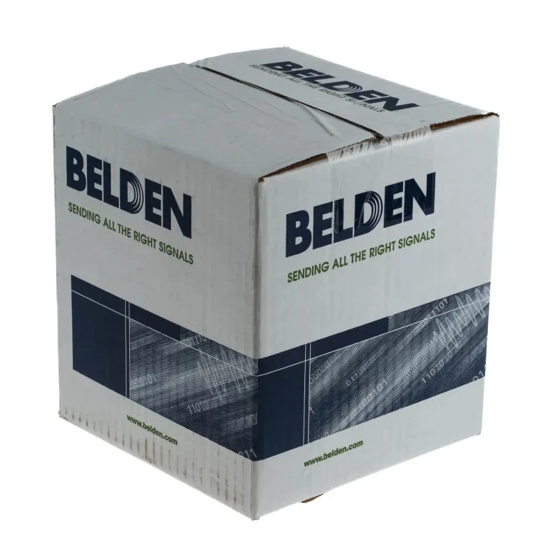 Belden Screened Audio Cable 76 m, Tin Copper Wire Conductors, 28AWG, Polyethylene Jacket, Silver 8762 060250