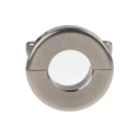 Ruland Stainless Steel Two Piece Double Wide Shaft Collar, Clamp Screw, Bore 20 mm, OD 40 mm, Width 15 mm MSP-20-SS