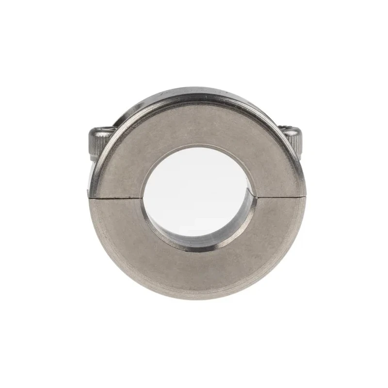 Ruland Stainless Steel Two Piece Double Wide Shaft Collar, Clamp Screw, Bore 20 mm, OD 40 mm, Width 15 mm MSP-20-SS