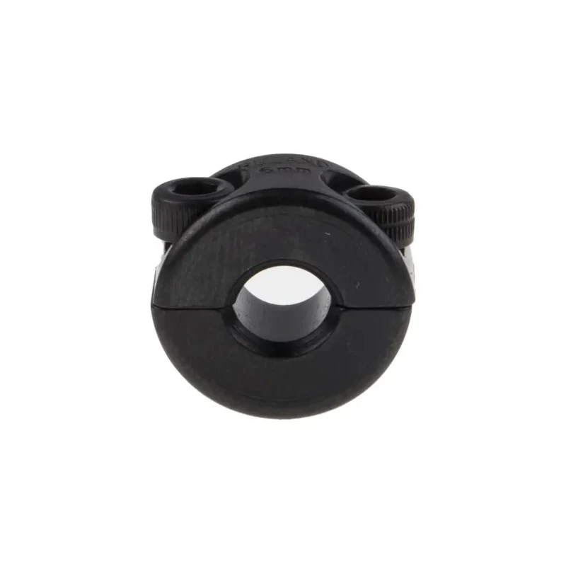 Ruland Two Piece Carbon Steel Shaft Collar, Clamp Screw, Bore Diameter 6mm, Outside Diameter 16mm, Width 9mm, Black MSP-6-F