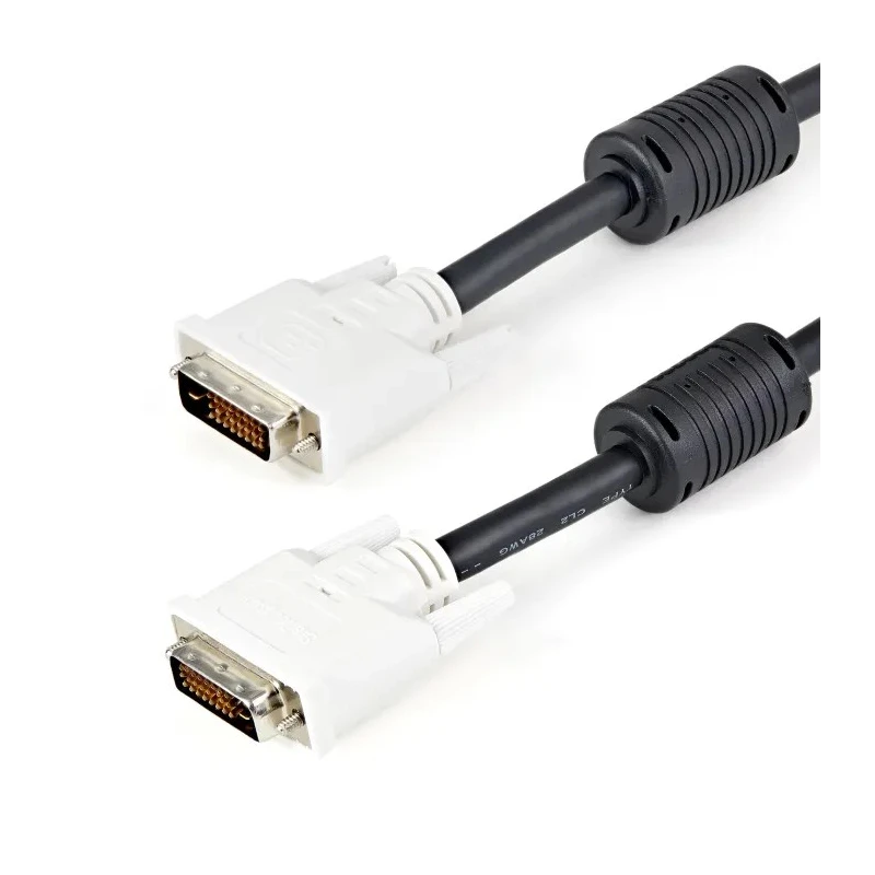 RS PRO Male DVI-D Dual Link to Male DVI-D Cable 1m Black Polyvinyl Chloride DVIDDMM1M