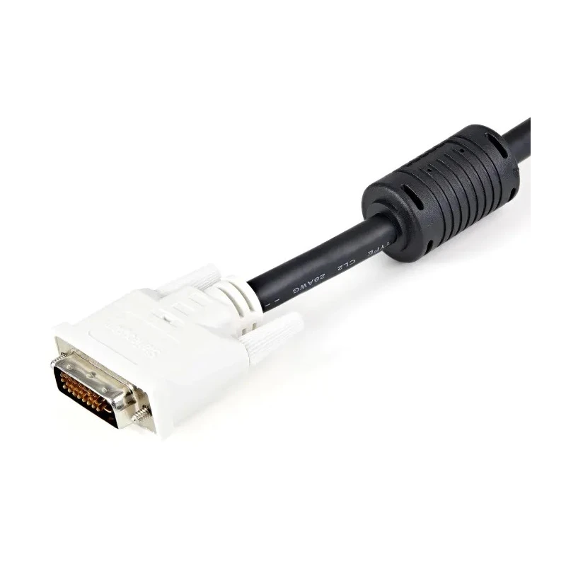 RS PRO Male DVI-D Dual Link to Male DVI-D Cable 1m Black Polyvinyl Chloride DVIDDMM1M