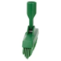 Vikan Hard Bristle Green Crevice Scrub Brush 225mm Width, 40mm Polyester Bristles 70402