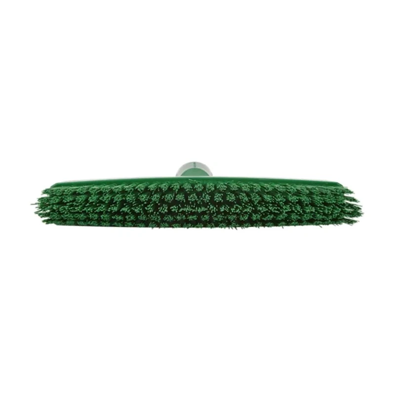 Vikan Hard Bristle Green Crevice Scrub Brush 225mm Width, 40mm Polyester Bristles 70402