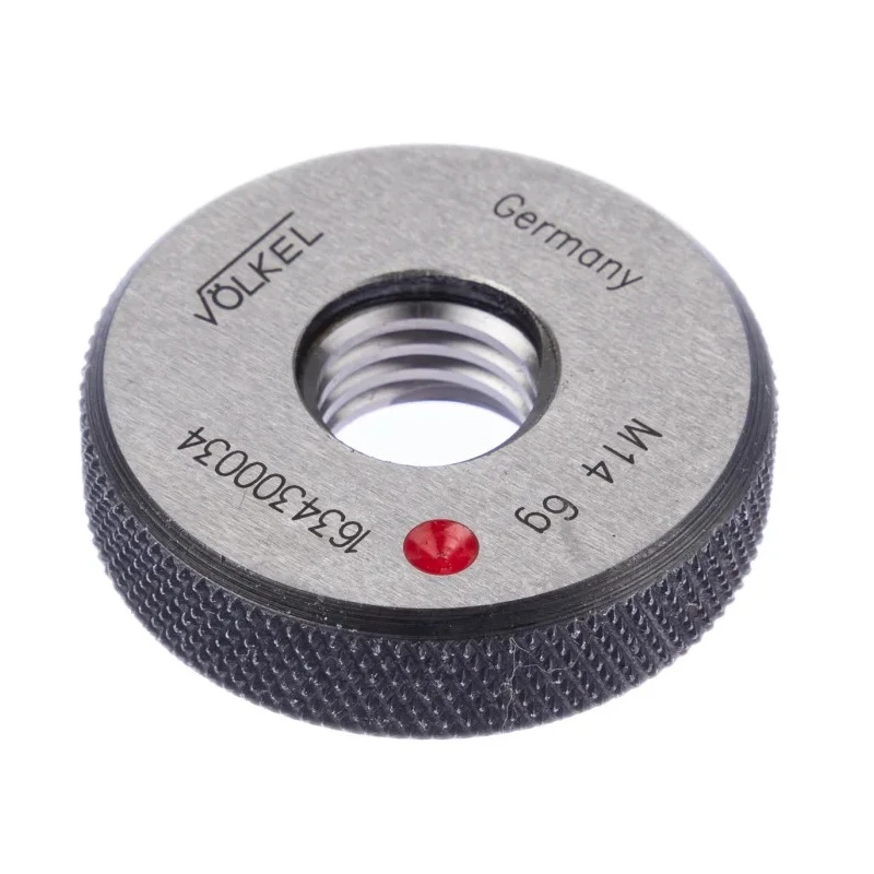 Volkel M14 x 2 Tapered Ring Gauge, 2 mm Pitch Diameter, 6g Tolerance 16343