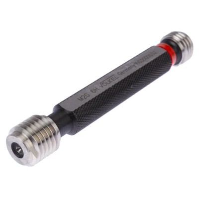 Volkel M20 x 2.5 Plug Thread Go No-Go Gauge Tapered Double Ended 6h Tolerance 16030