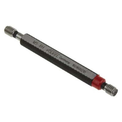 Volkel M5 x 0.8 Plug Thread Plug Gauge Double Ended Tapered 6h Tolerance 0.8 mm Pitch Diameter 16016