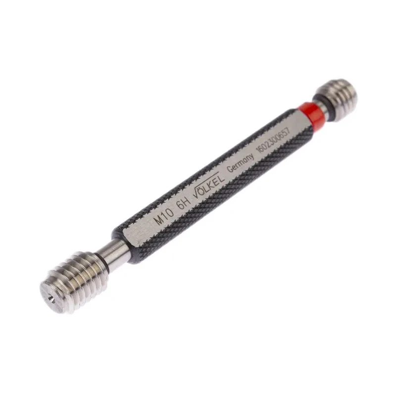 Volkel M10 x 1.5 Tapered Double Ended Plug Thread Plug Gauge, 1.5 mm Pitch Diameter 16023