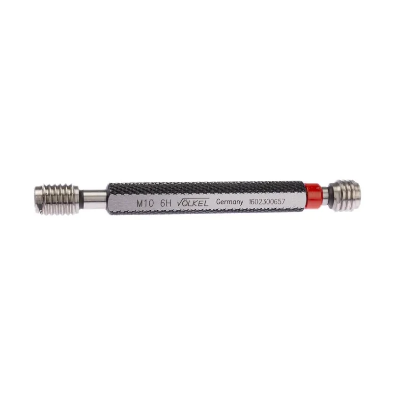 Volkel M10 x 1.5 Tapered Double Ended Plug Thread Plug Gauge, 1.5 mm Pitch Diameter 16023