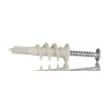 RS PRO White Nylon Plasterboard Fixing Length 40mm Maximum Fixing Thickness 10mm 177-6985