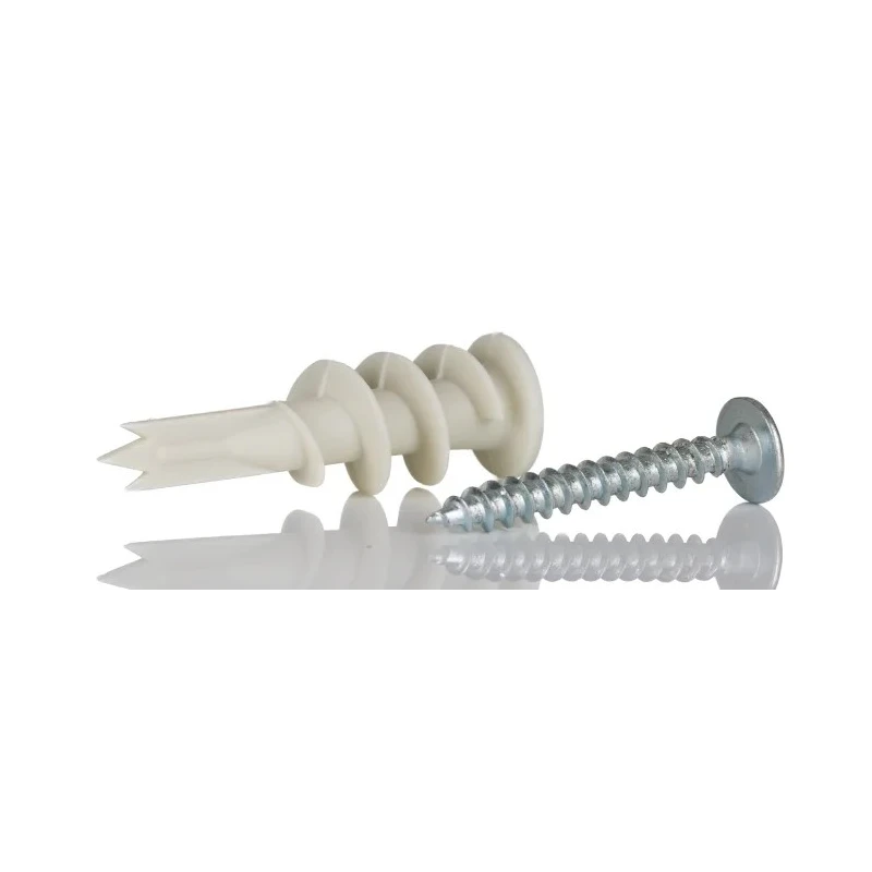 RS PRO White Nylon Plasterboard Fixing Length 40mm Maximum Fixing Thickness 10mm 177-6985