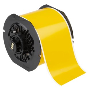 Brady Yellow Thermal Transfer Printer Label Roll 75 mm Width, 30.5 m Length B30C-3000-7569-YL
