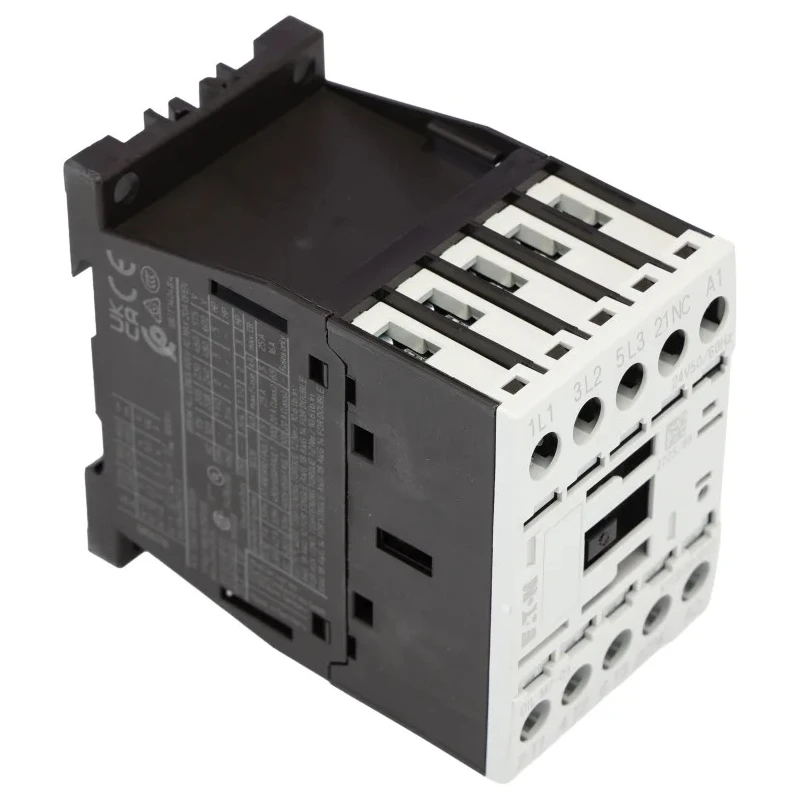 Eaton DILM Contactor 24V AC Coil, 3-Pole, 7 A, 3 kW Power Rating, 3 NO Contacts, 400V AC, DIN 276589 DILM7-01(24V50/60HZ)