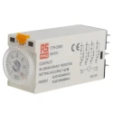 RS PRO Timer Relay 4-Contact 24 V dc 24V ac, 1 to 30 s ON Delay 4PDT Switch Configuration 179-2981