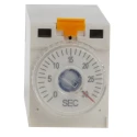 RS PRO Timer Relay 4-Contact 24 V dc 24V ac, 1 to 30 s ON Delay 4PDT Switch Configuration 179-2981