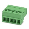 Phoenix Contact Pluggable Terminal Block 5-Contact, 3.81 mm Pitch, 1 Row, Polyamide Housing, 8A Current, 320V Voltage 1857919